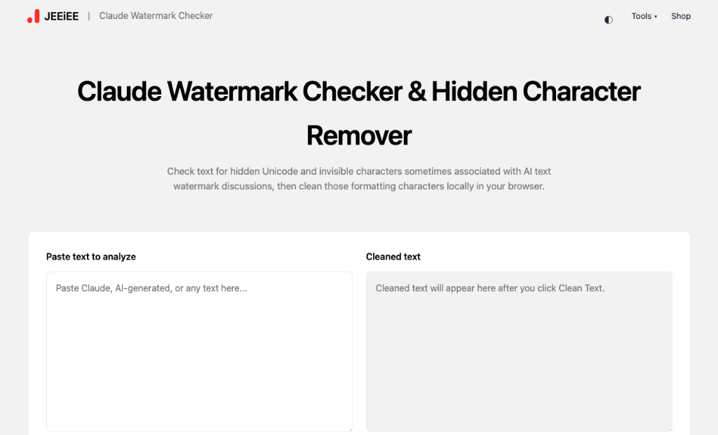 Claude Watermark Checker